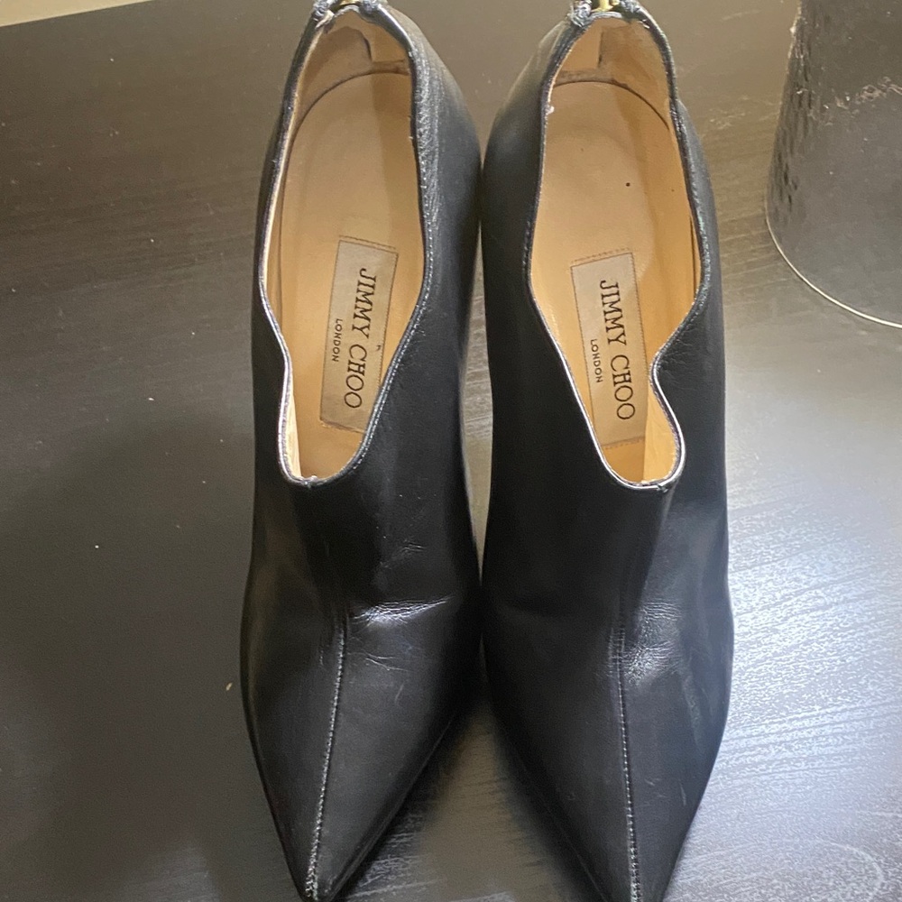 Jimmy Choo Black Ankle Booties